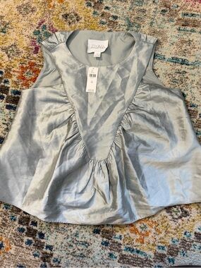 Anthropologie Mare Shirred Swing tank top
